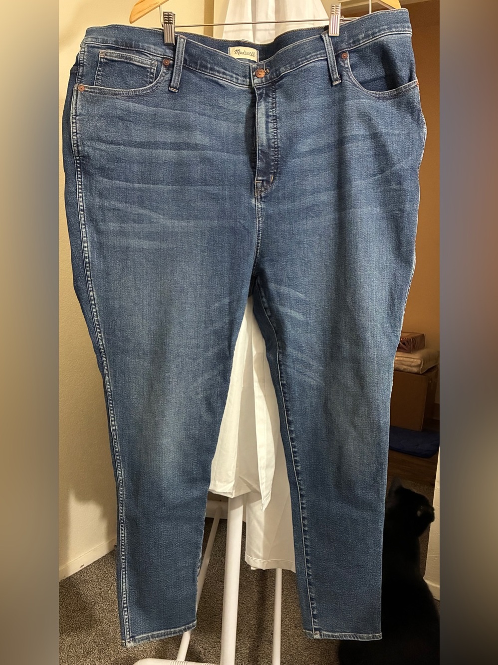 Madewell Blue High-Rise Skinny Jeans